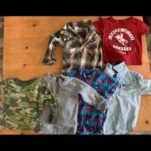 6 toddler boy size 18-24 mo shirts